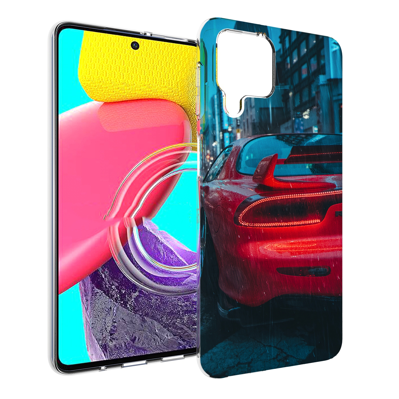 

Чехол Mypads Мазда-Рх7 Для Samsung Galaxy M53 (Sm-M536), Прозрачный, Tocco