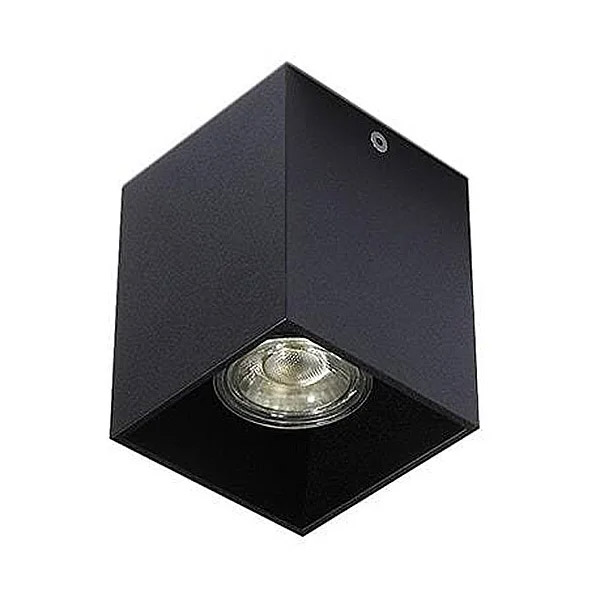 Quest Light Светильник накладной, черный, под лампу GU10, IP20 Tubo Square 01 Black