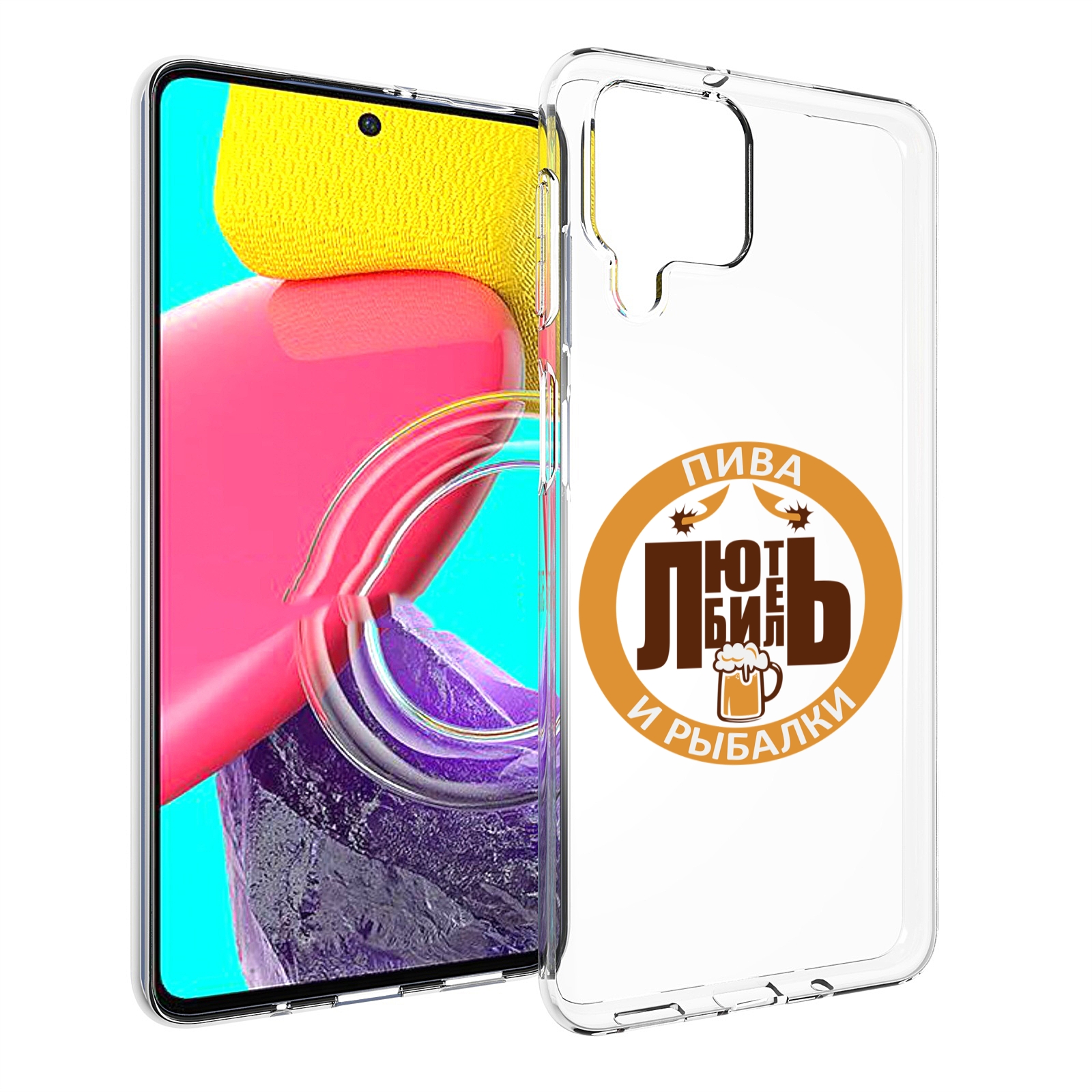 

Чехол Mypads Любитель-Рыбалки Мужской Для Samsung Galaxy M53 (Sm-M536), Прозрачный, Tocco