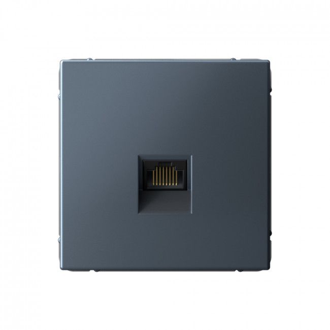 

Розетка компьютерная RJ45 категория 6A Systeme Electric грифель GAL000786, Серый