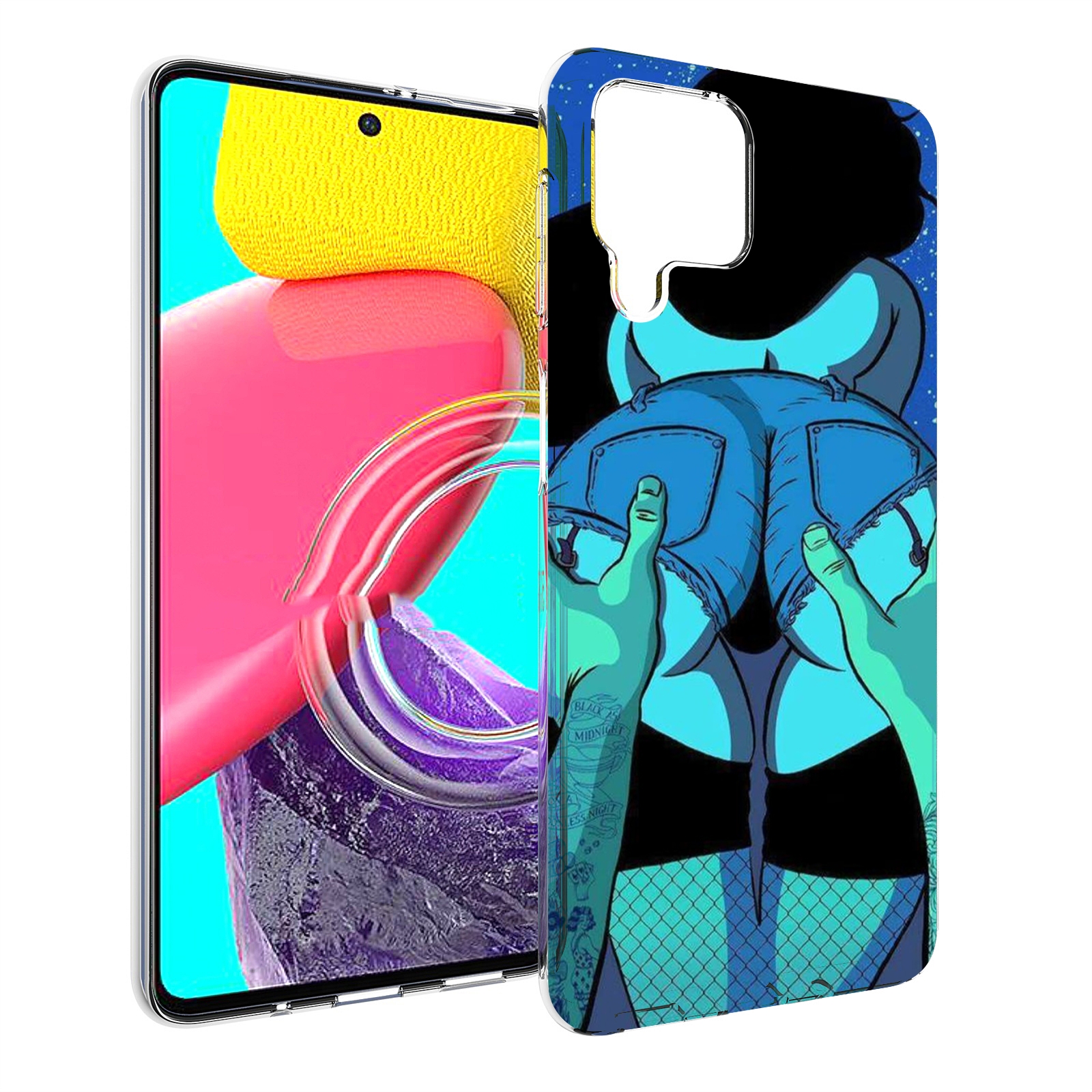 

Чехол Mypads Любитель Потрогать Для Samsung Galaxy M53 (Sm-M536), Прозрачный, Tocco