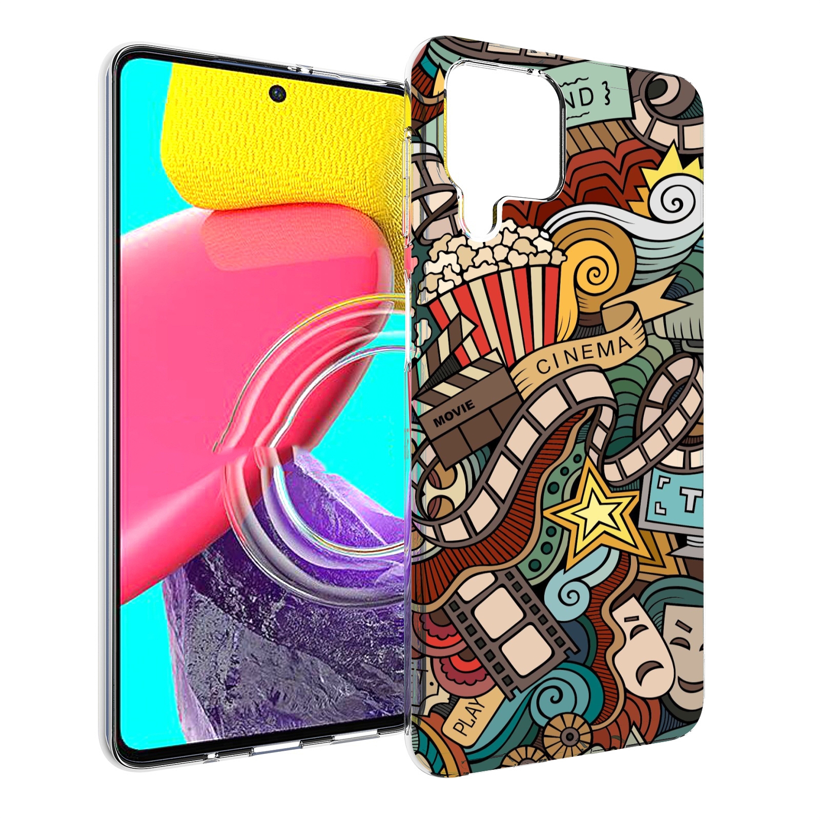 

Чехол Mypads Любимое Кино Для Samsung Galaxy M53 (Sm-M536), Прозрачный, Tocco