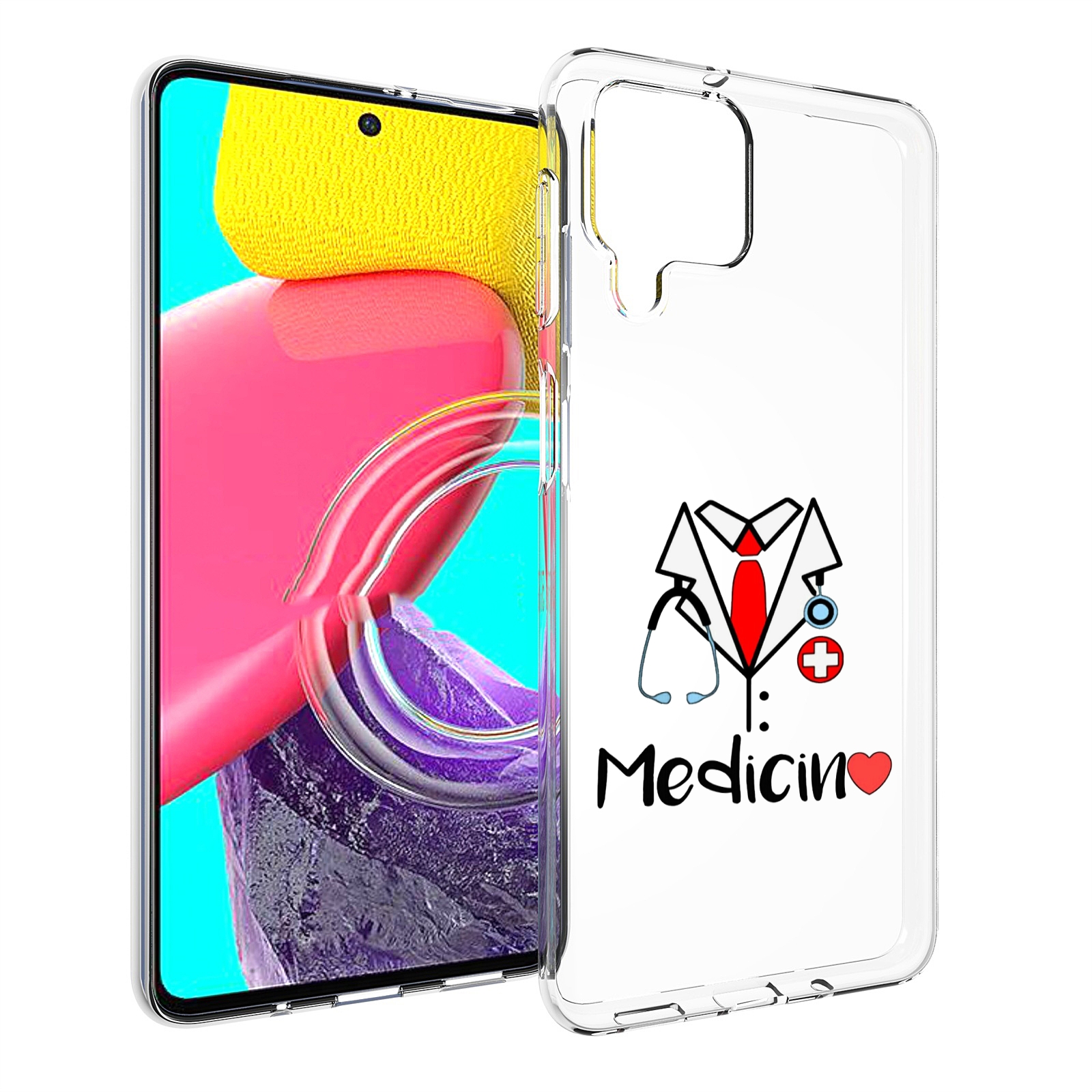 

Чехол Mypads Любимая Медецина Для Samsung Galaxy M53 (Sm-M536), Прозрачный, Tocco