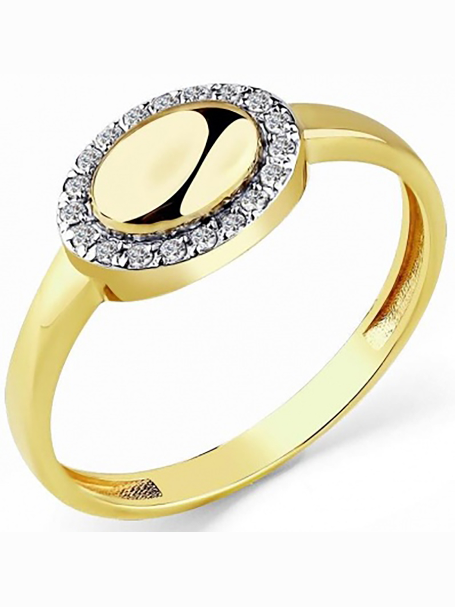 

Кольцо из жёлтого золота с 19 фианитами р. 16,5 Master Brilliant 1000610, 1000610