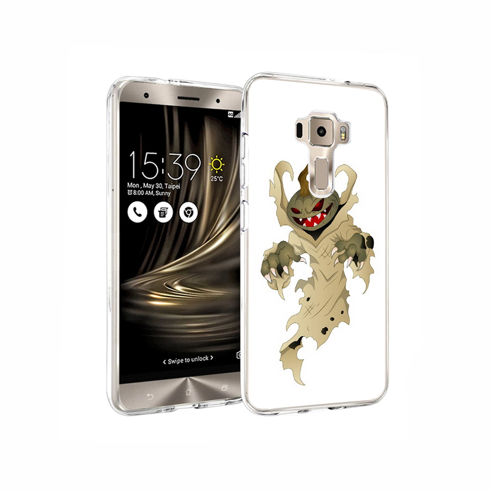

Чехол MyPads Tocco для Asus ZenFone 3 призрак хэллоуина, Прозрачный, Tocco