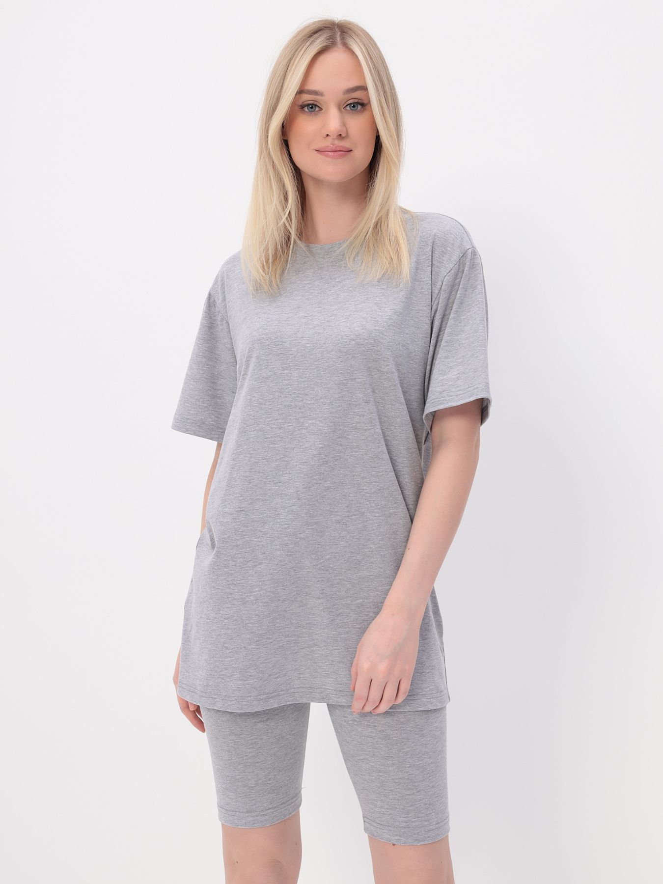 Футболка женская MOM 1 2152 серая 3XL