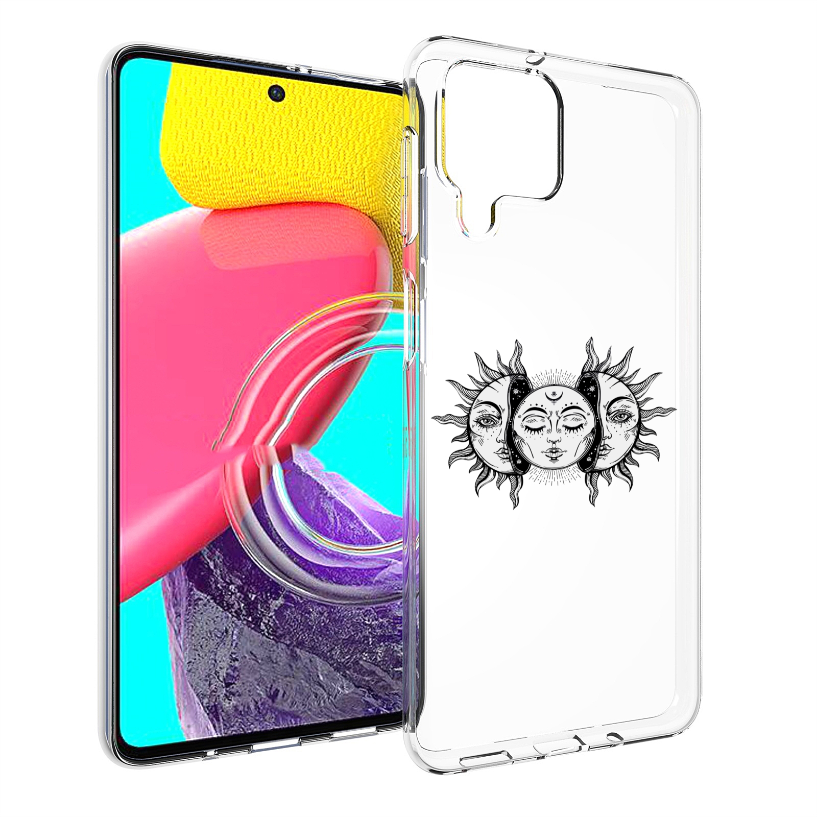 

Чехол Mypads Луна-В-Солнце Для Samsung Galaxy M53 (Sm-M536), Прозрачный, Tocco
