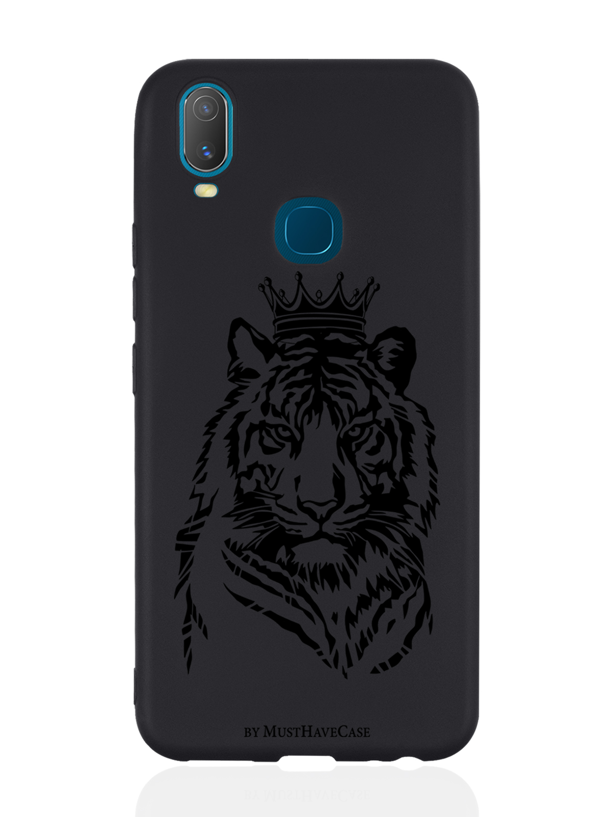 

Чехол MustHaveCase для Vivo Y11 Тигр с Короной черный