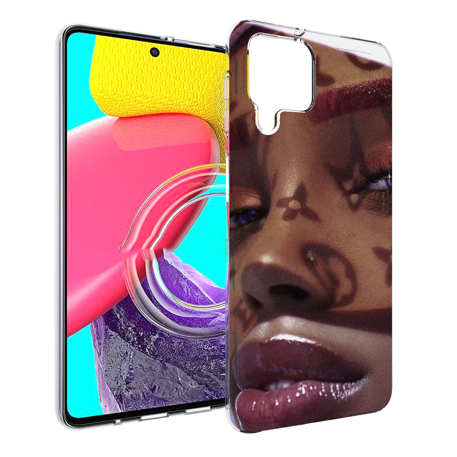 Чехол Mypads Лицо Девушки Тень Женский Для Samsung Galaxy M53 (Sm-M536)
