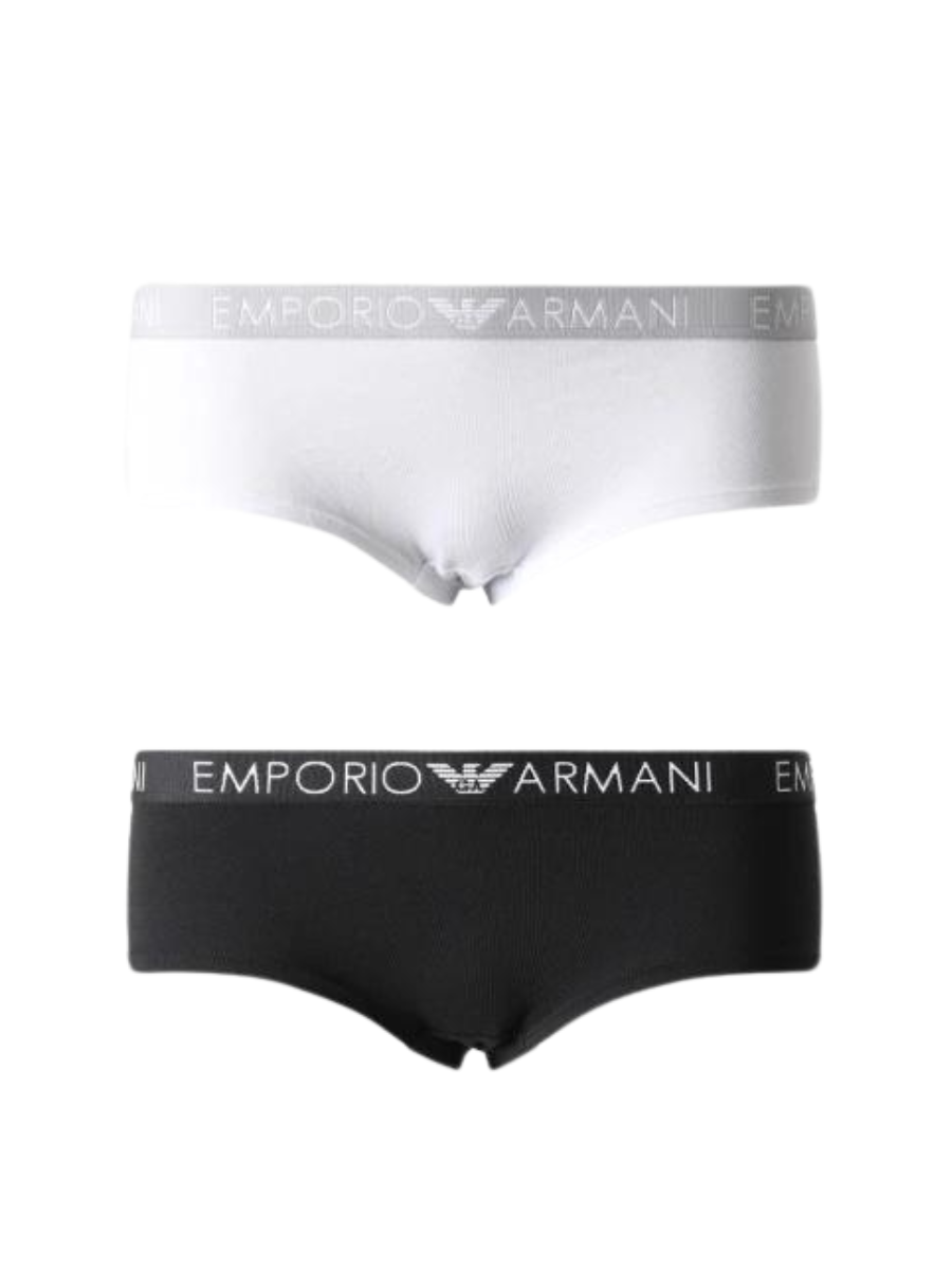 

Комплект трусов женских Emporio Armani 164351_CC318 белый; черный M, 2 шт., 164351_CC318