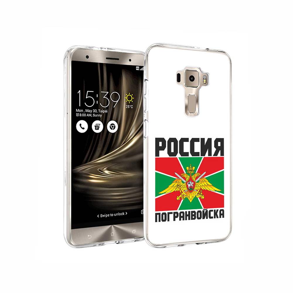 

Чехол MyPads Tocco для Asus ZenFone 3 погранвойска, Прозрачный, Tocco
