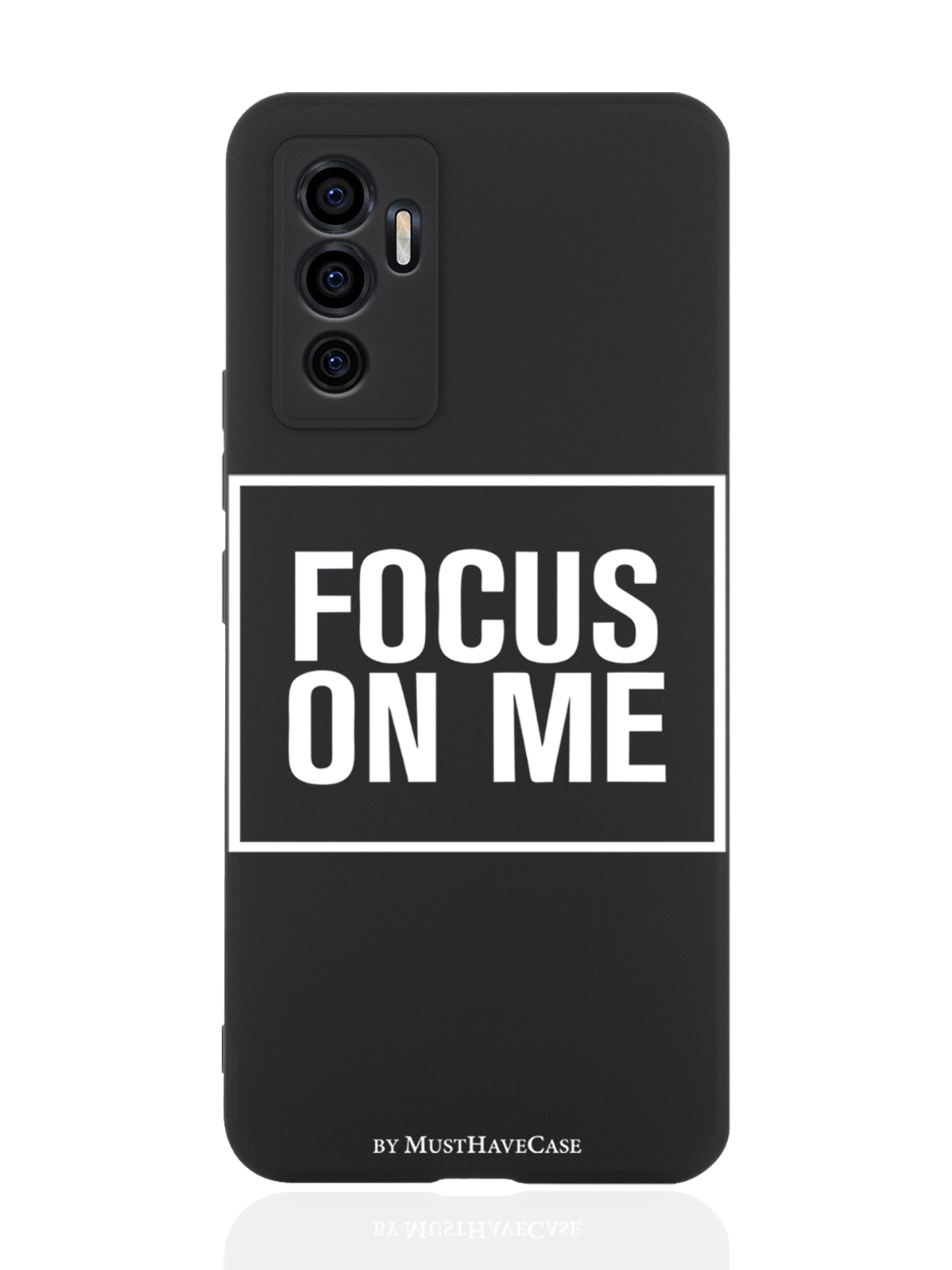 

Чехол MustHaveCase для Vivo V23e Focus on me черный, Черный;белый