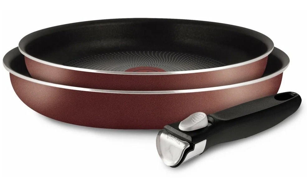 Набор посуды Tefal Ingenio Brown Handle 3 предмета 24/28 см 04217820