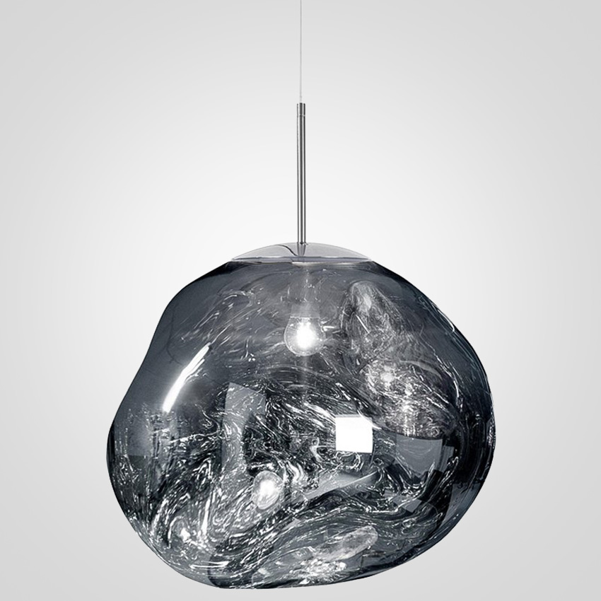 фото Подвесной светильник tomd melt pendant silver d25 imperiumloft