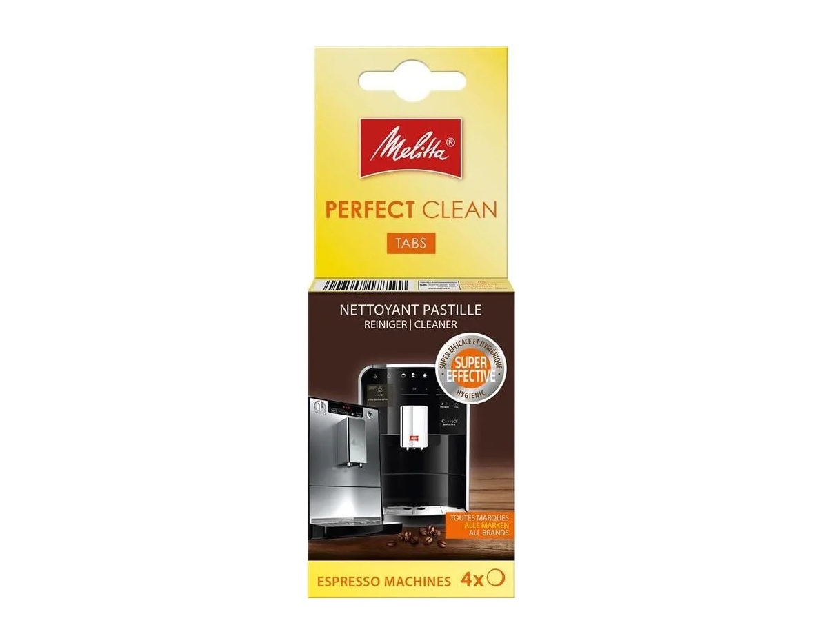 Таблетки Melitta Perfect Clean для очистки от гидросистемы очищающие таблетки для кофемашин melitta perfect clean 4x1 8г
