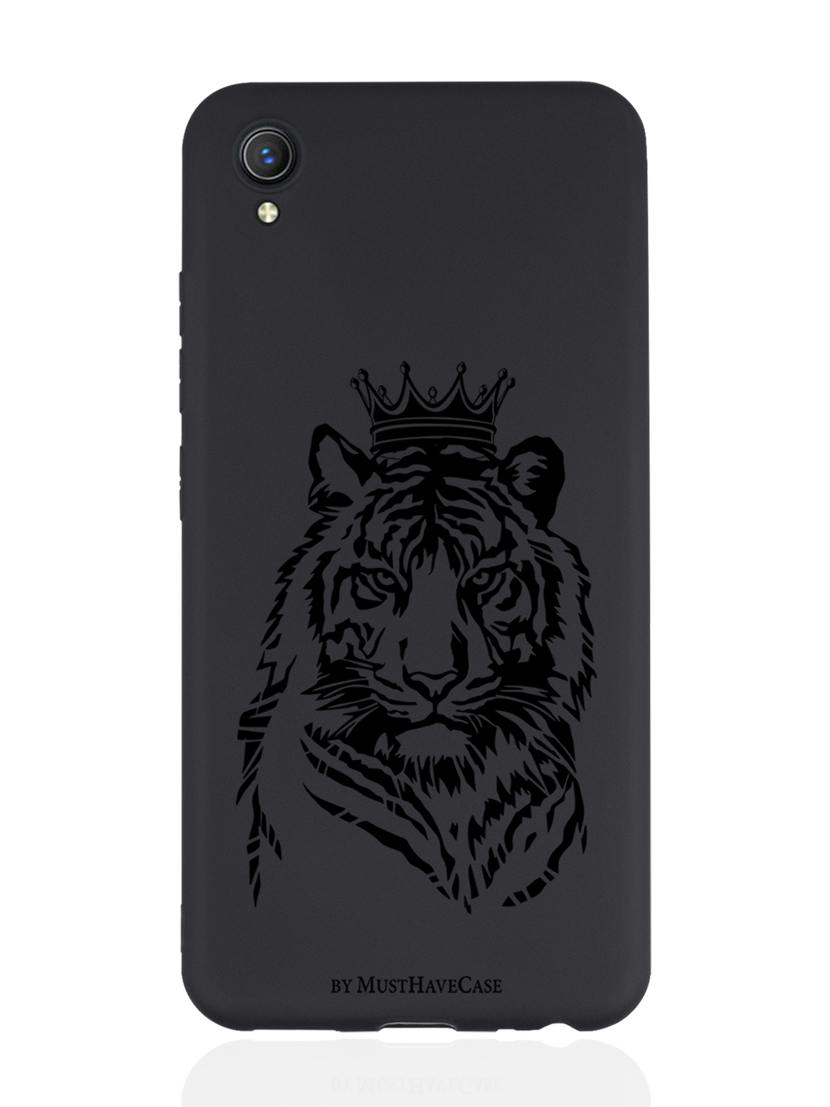 

Чехол MustHaveCase для Vivo Y1S/Y91C Тигр с Короной черный
