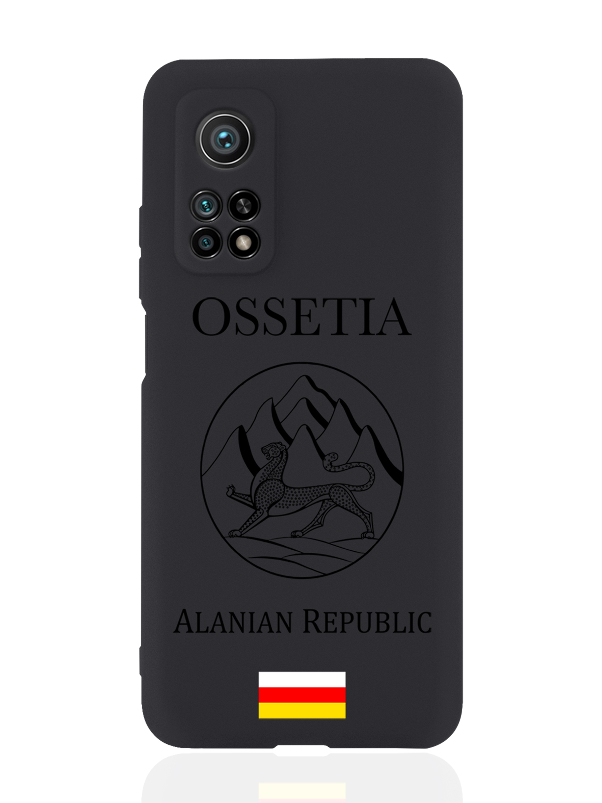 

Чехол MustHaveCase для Xiaomi Mi 10T Черный лаковый Герб Северной Осетии черный