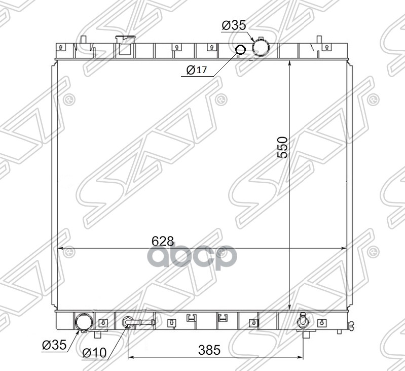

Радиатор Mazda Bongo Friendee 95- Wl Sat арт. MZ0009