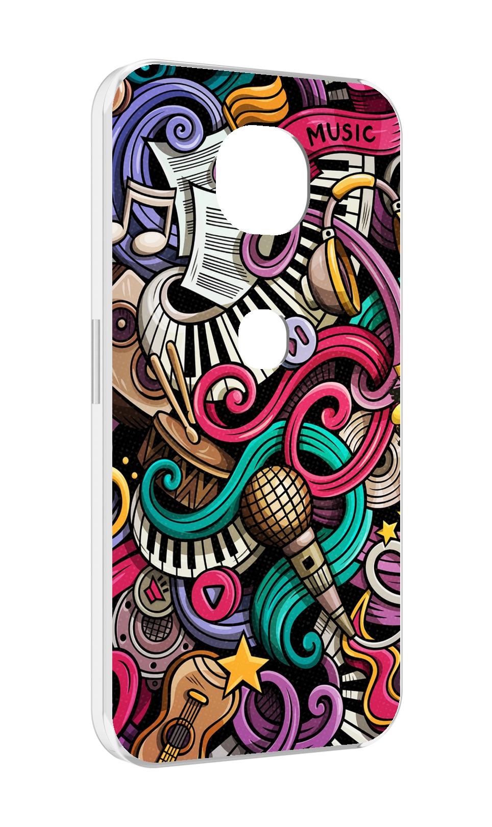 

Чехол MyPads любимая-музыка для Motorola Moto G5S (XT1799-2), Прозрачный, Tocco