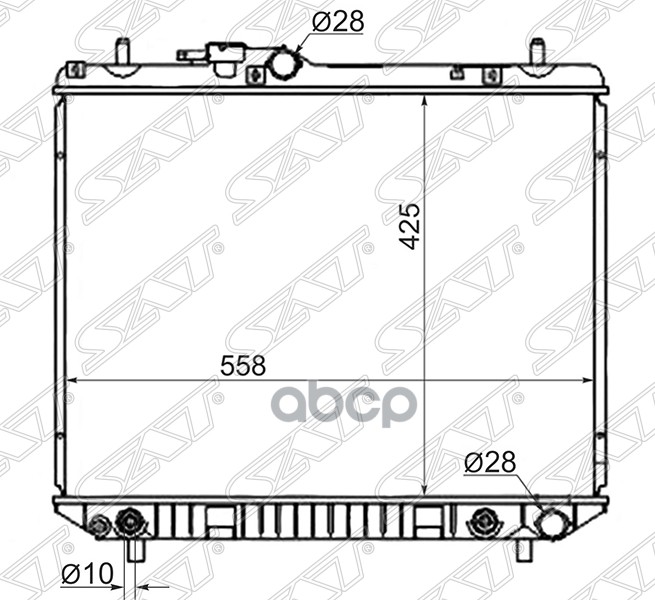 

Радиатор Daihatsu Terios Kid 98-12 Sat арт. DA0001-1