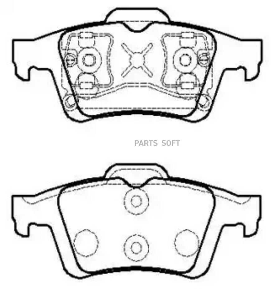 

Тормозные колодки HSB дисковые HP5142