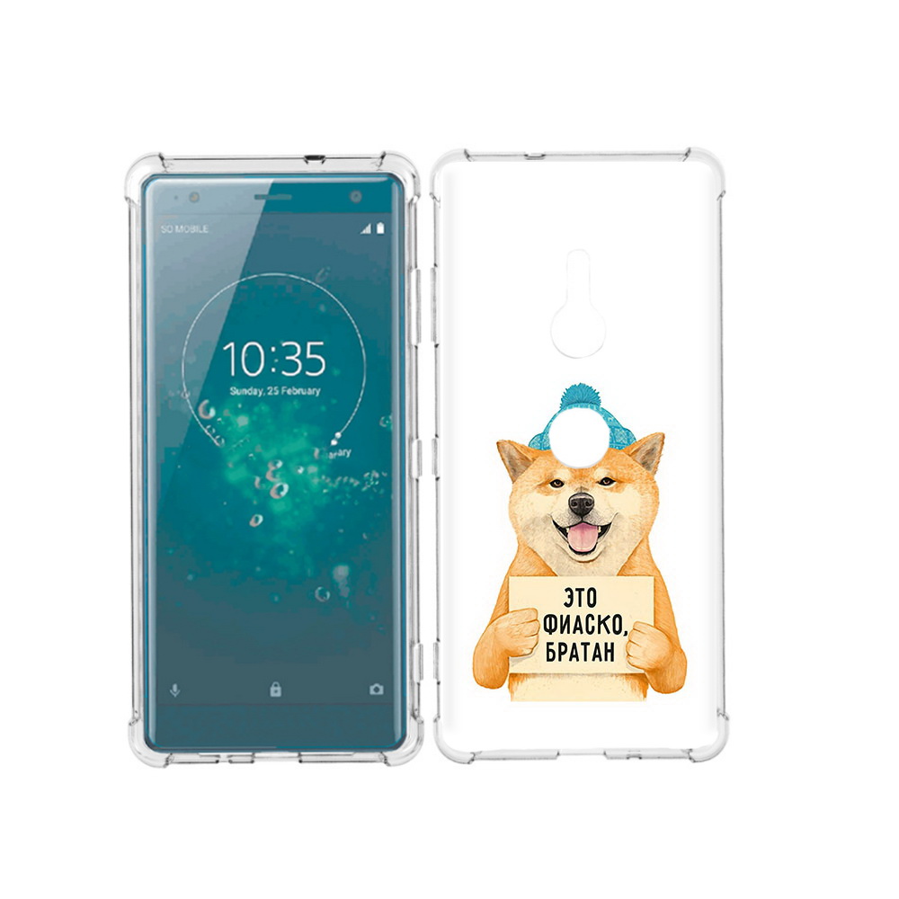 

Чехол MyPads Tocco для Sony Xperia XZ3 фиаско, Прозрачный, Tocco