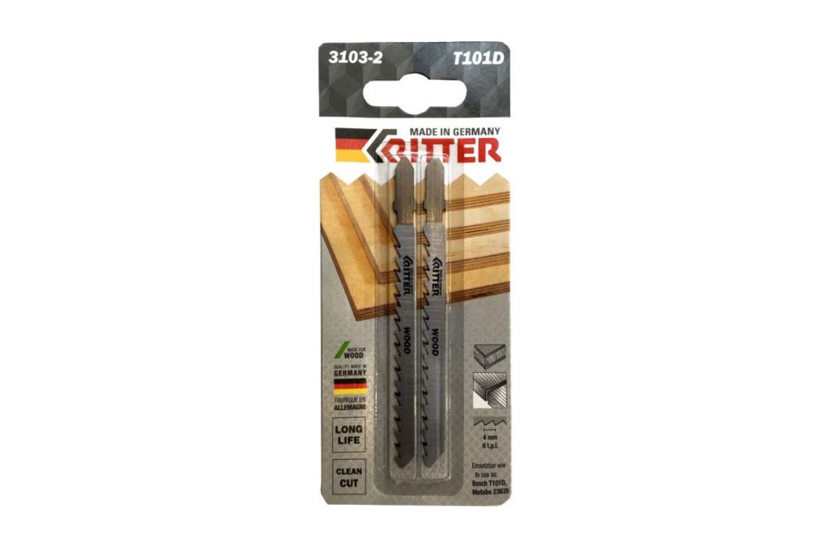 

Пилки для лобзика RITTER Т101D, Т101D