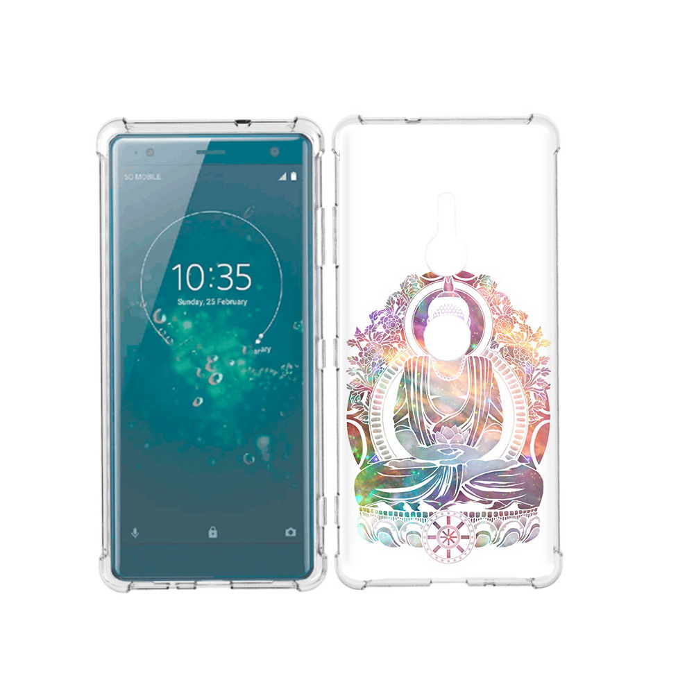 

Чехол MyPads Tocco для Sony Xperia XZ3 умный мужчина абстракция, Прозрачный, Tocco