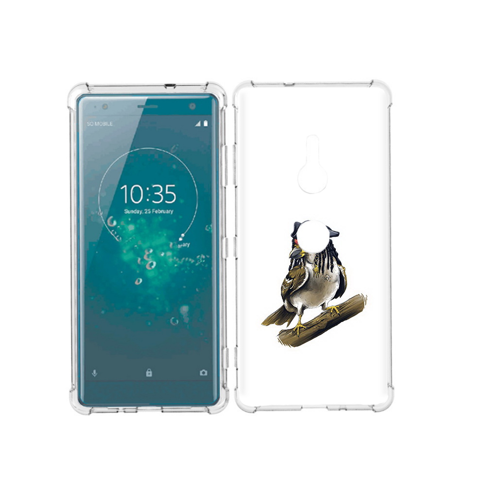 

Чехол MyPads Tocco для Sony Xperia XZ3 Джек воробей, Прозрачный, Tocco