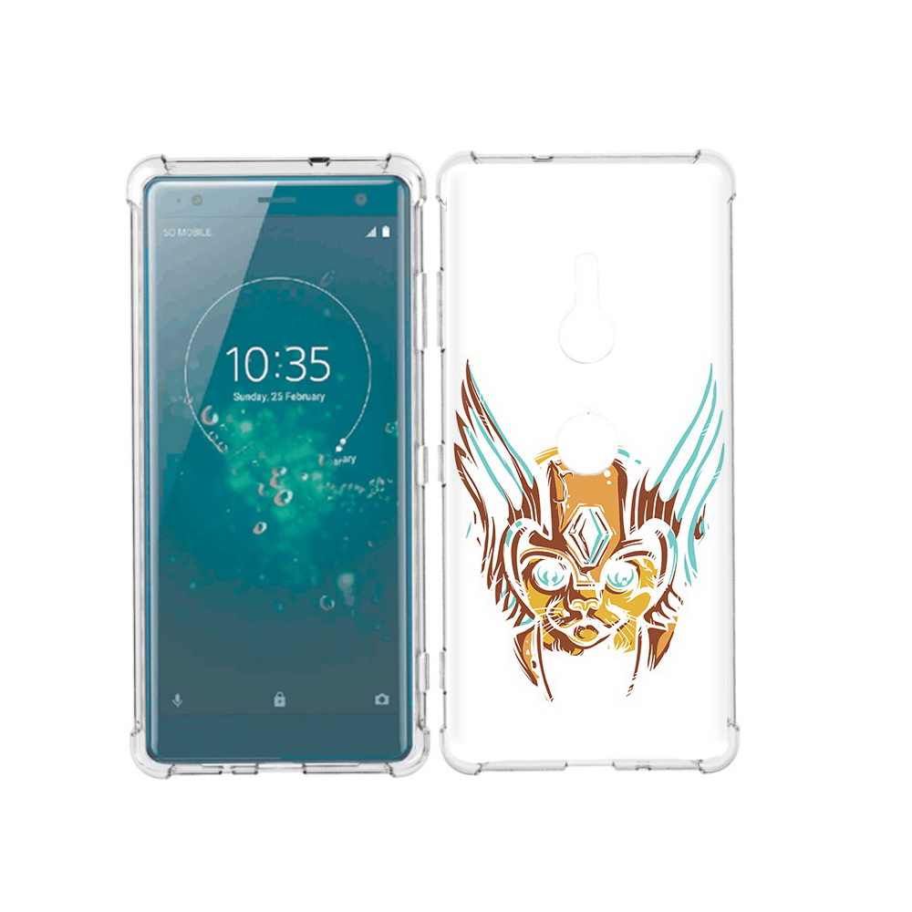

Чехол MyPads Tocco для Sony Xperia XZ3 тор абстракция, Прозрачный, Tocco
