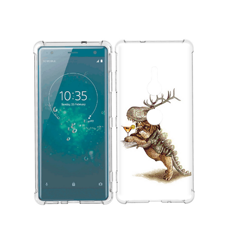

Чехол MyPads Tocco для Sony Xperia XZ3 тематическая вечеринка, Прозрачный, Tocco