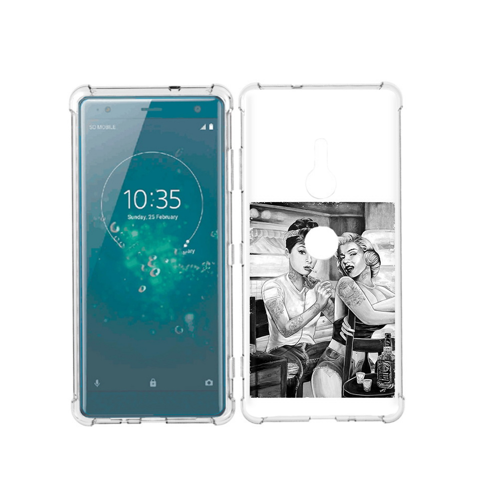

Чехол MyPads Tocco для Sony Xperia XZ3 тату мастер, Прозрачный, Tocco