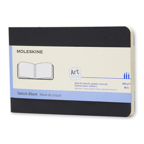

Блокнот MOLESKINE Art Cahier, 88стр, черный [artska2]