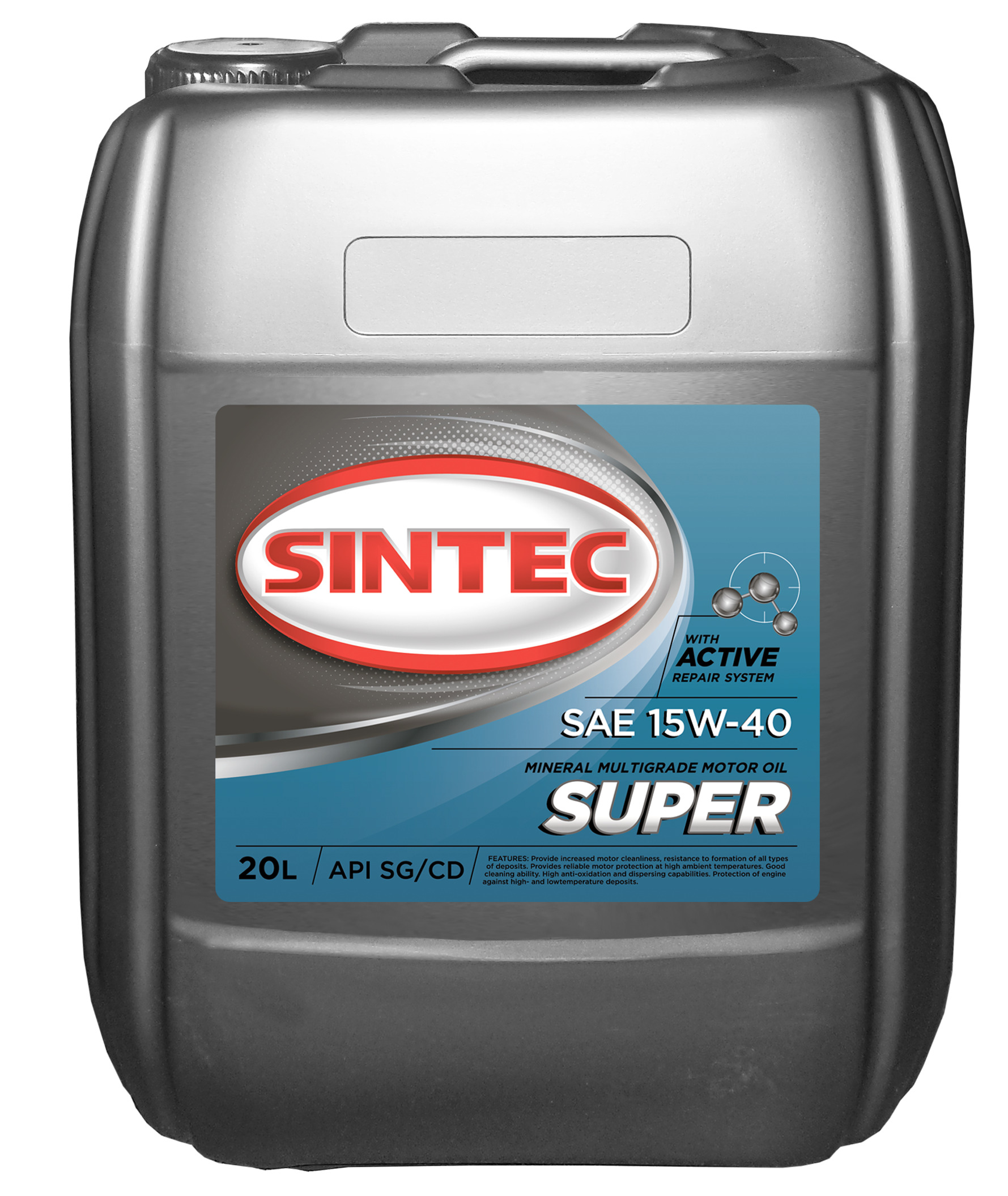

Моторное масло SINTEC минеральное SUPER SAE 15W40 API SG/CD 20л, Super