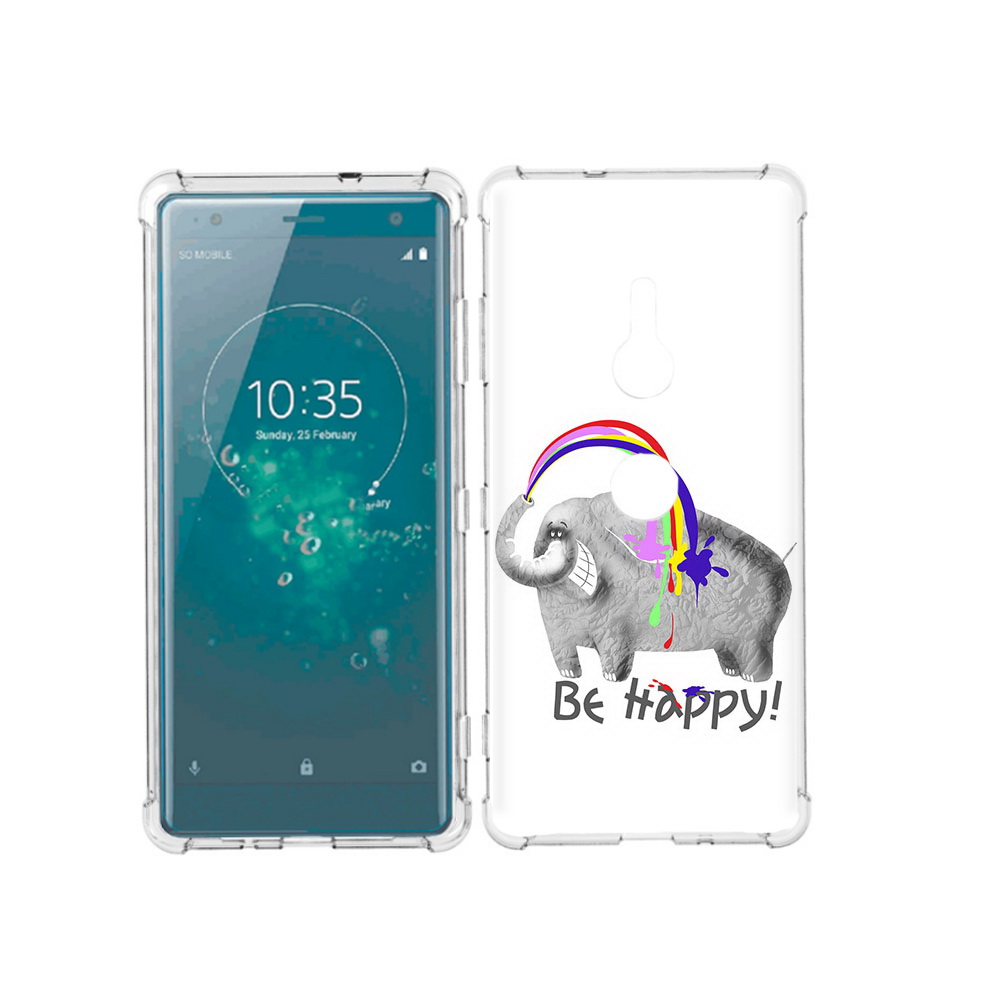 

Чехол MyPads Tocco для Sony Xperia XZ3 счастливый слон, Прозрачный, Tocco