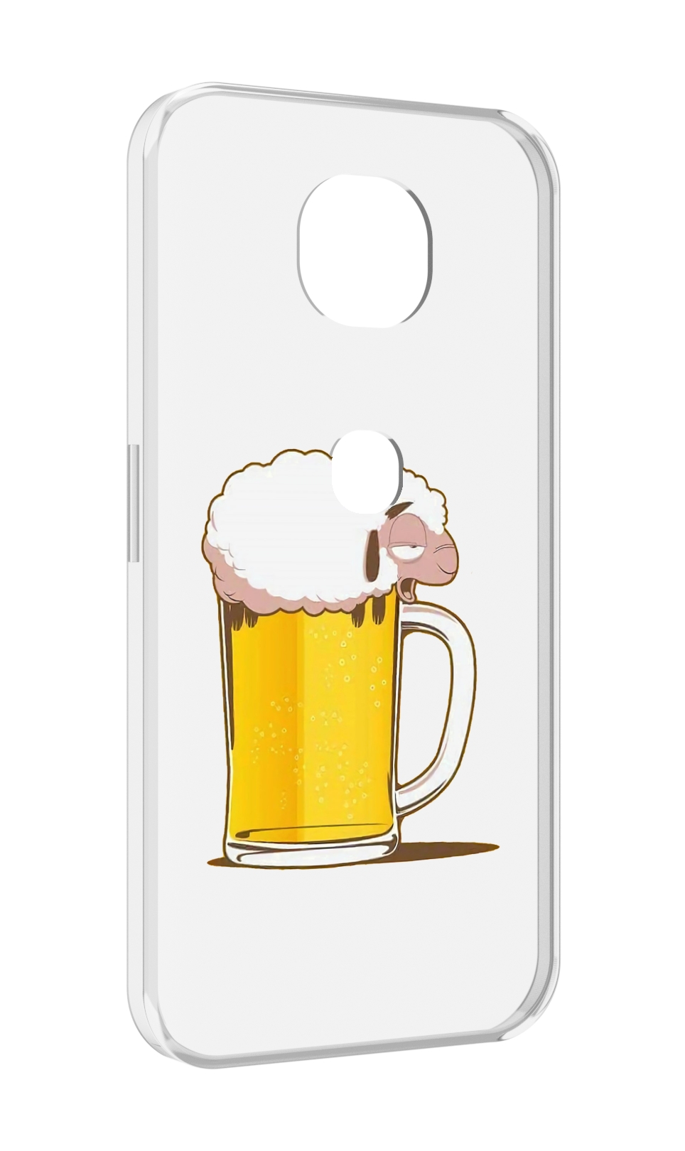 

Чехол MyPads кружка пива для Motorola Moto G5S (XT1799-2), Прозрачный, Tocco
