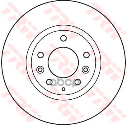 

Диск торм.пер.MAZDA CX-7 2.3, 2.2 07=>