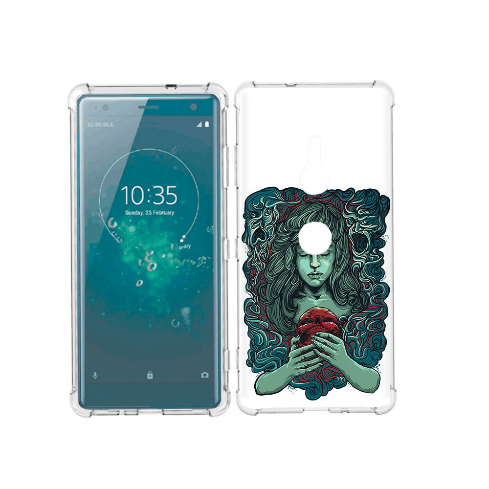 

Чехол MyPads Tocco для Sony Xperia XZ3 спящая девушка, Прозрачный, Tocco
