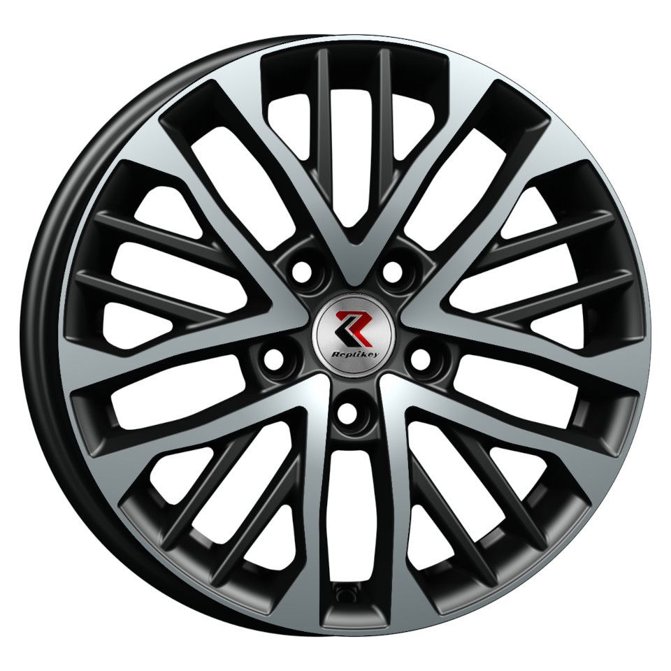 

Колесный диск RepliKey R238 (BF) 6xR16 ET43 5*112 D57.1, Черный;серебристый