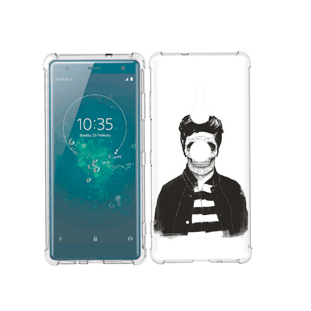 

Чехол MyPads Tocco для Sony Xperia XZ3 скелет, Прозрачный, Tocco