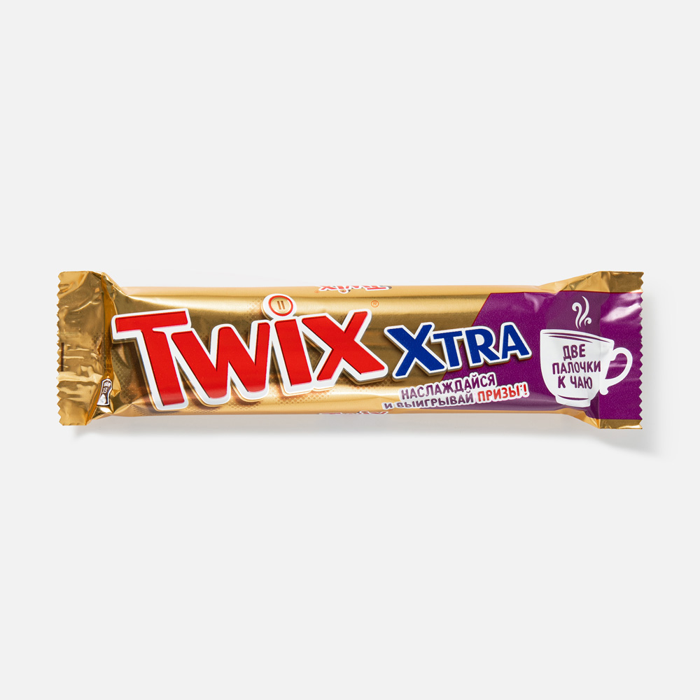 Батончик Twix Xtra шоколадный, 82 г