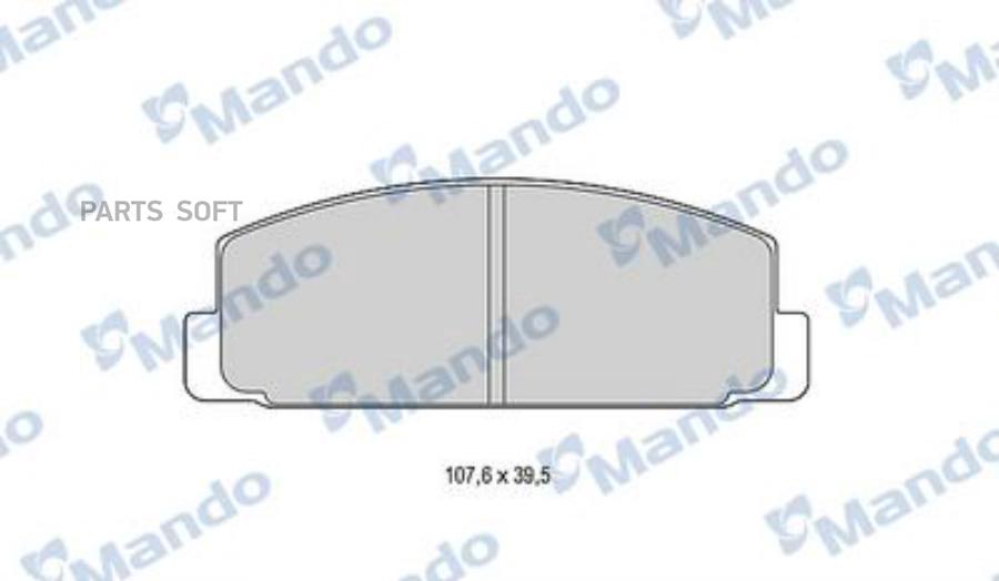 

Тормозные колодки Mando дисковые MBF015627