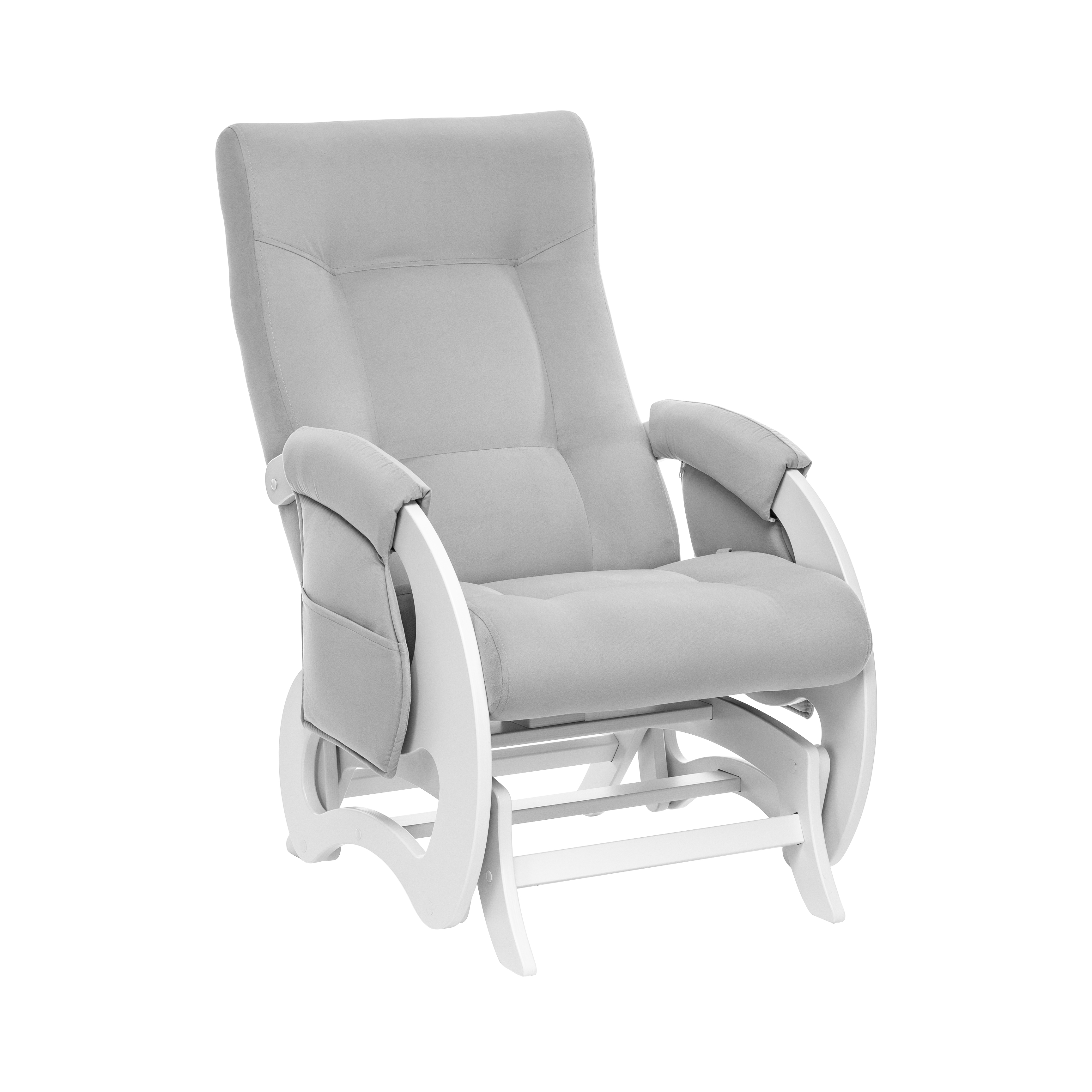 Кресло-глайдер для кормления Milli Ария Дуб молочный V51 Light Grey стульчик для кормления nuovita lembo lattiero bianco молочный белый