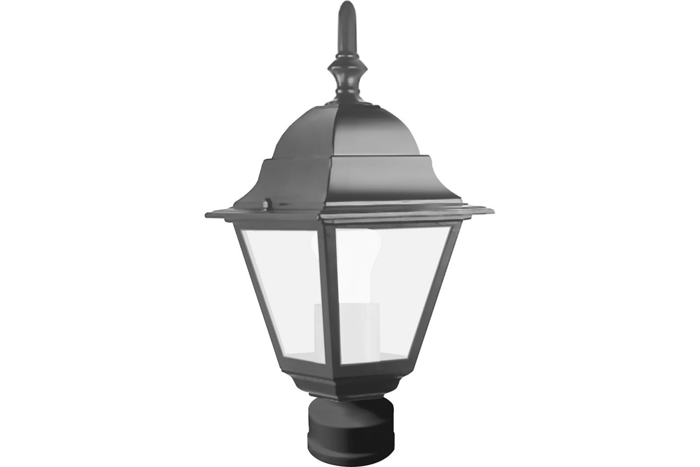 

Светильник FERON НТУ-60w на трубу 60мм. Е27, IP44, черный 11018