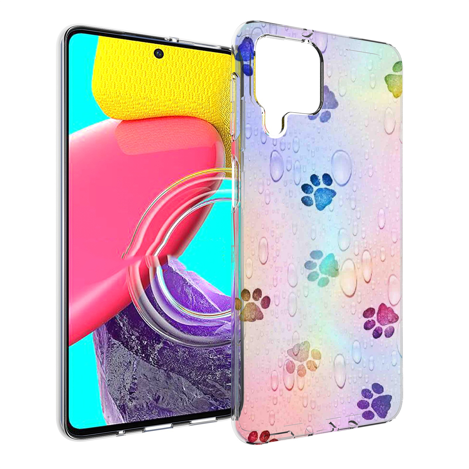 

Чехол Mypads Лапки Для Samsung Galaxy M53 (Sm-M536), Прозрачный, Tocco