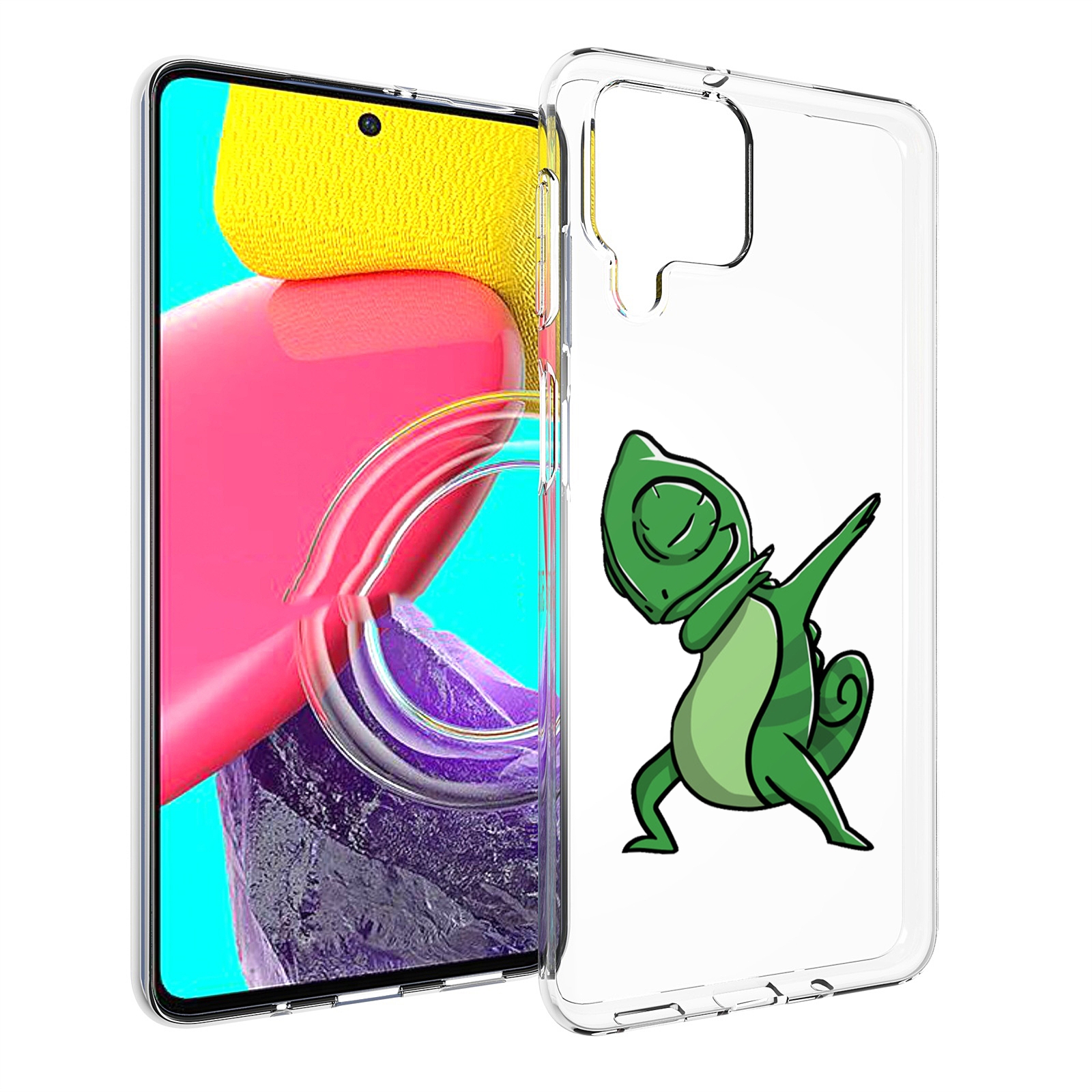 

Чехол Mypads Крутой-Хамелеон Для Samsung Galaxy M53 (Sm-M536), Прозрачный, Tocco
