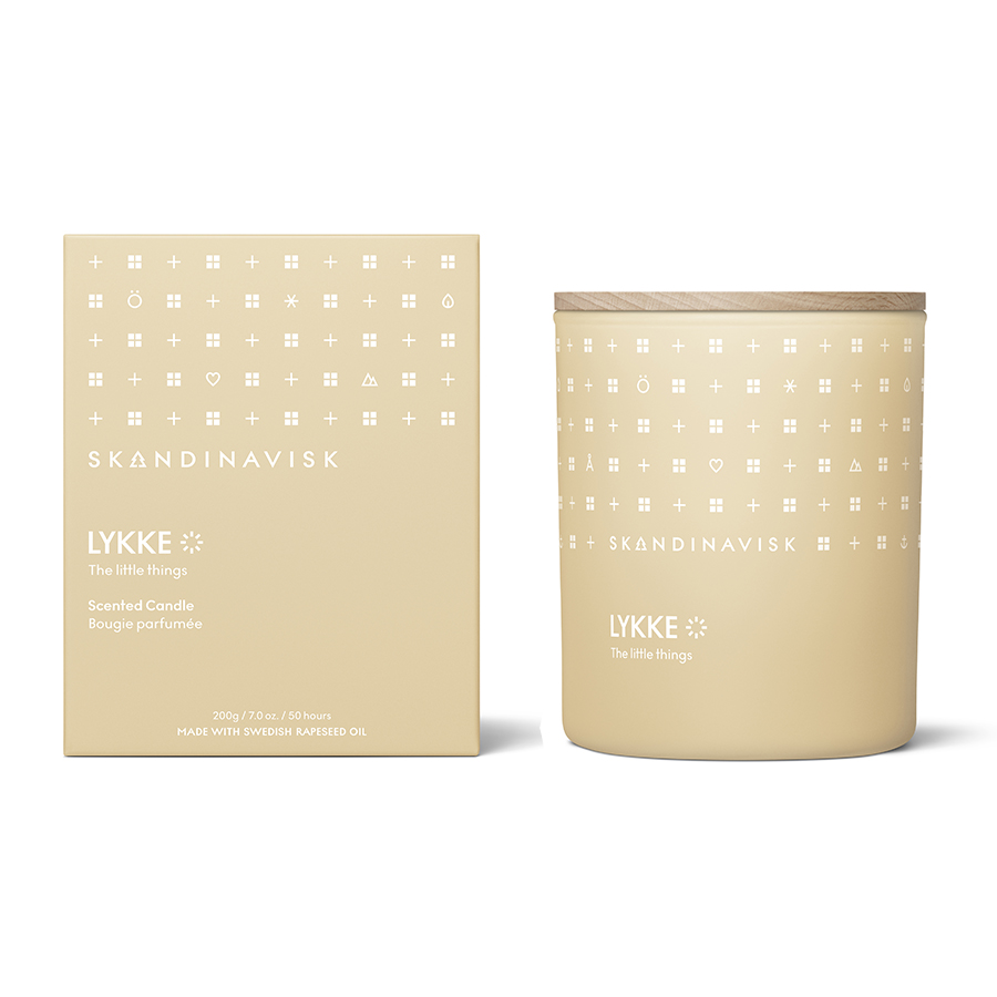 

Свеча ароматическая lykke с крышкой, 200 г (новая) S K A N D I N A V I S K FD-SK20108