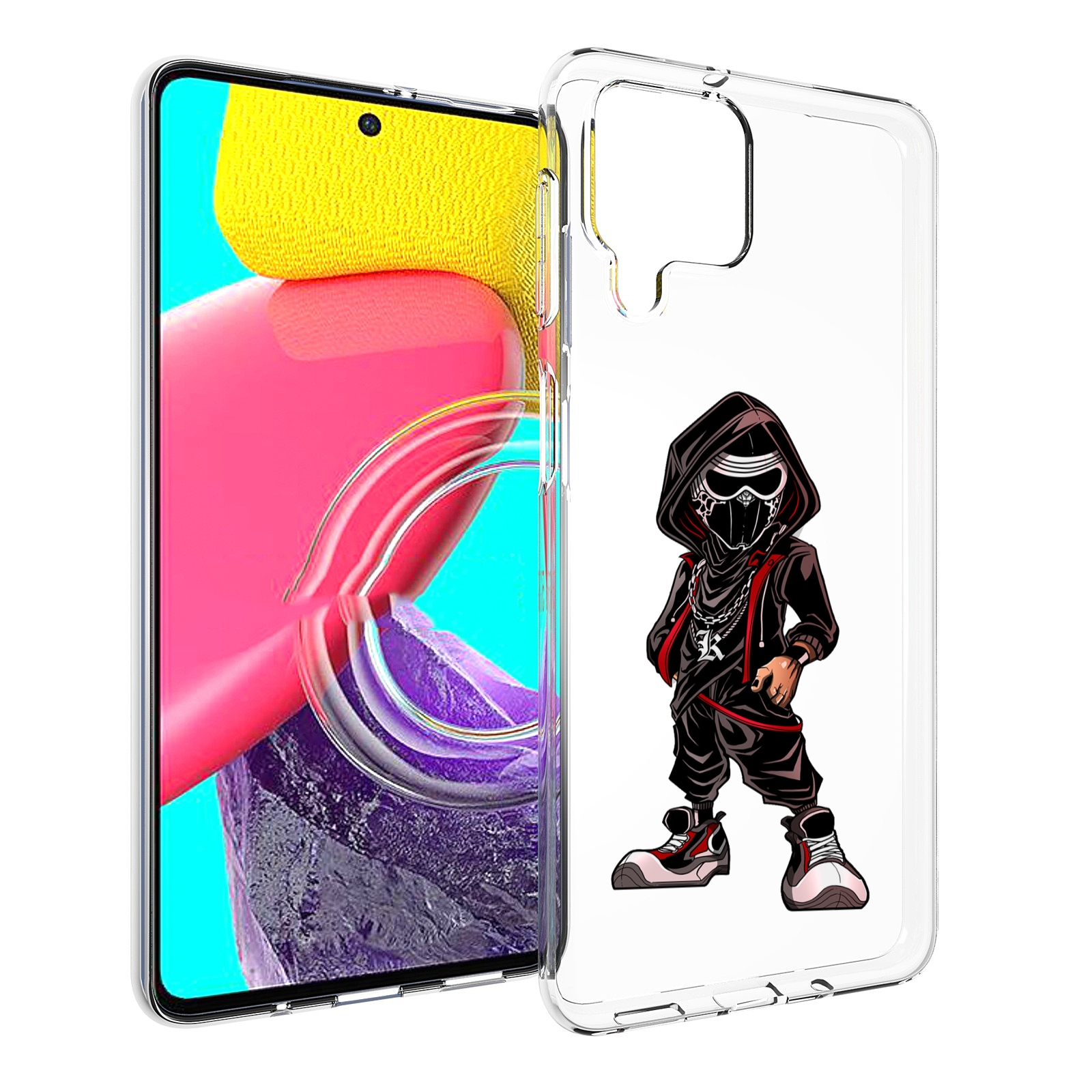 

Чехол Mypads Крутой-Ниндзя Для Samsung Galaxy M53 (Sm-M536), Прозрачный, Tocco