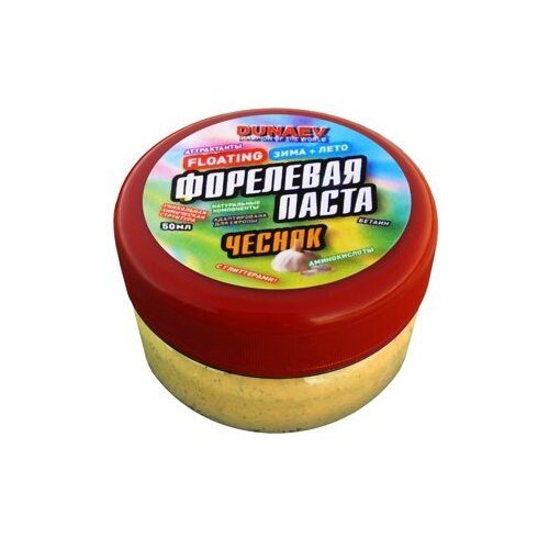 

DUNAEV Паста форелевая DUNAEV 50мл (Чеснок Желтая)