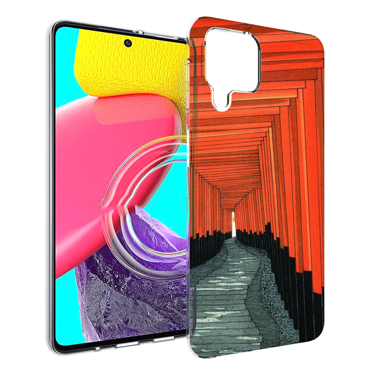

Чехол Mypads Красный Коридор Для Samsung Galaxy M53 (Sm-M536), Прозрачный, Tocco